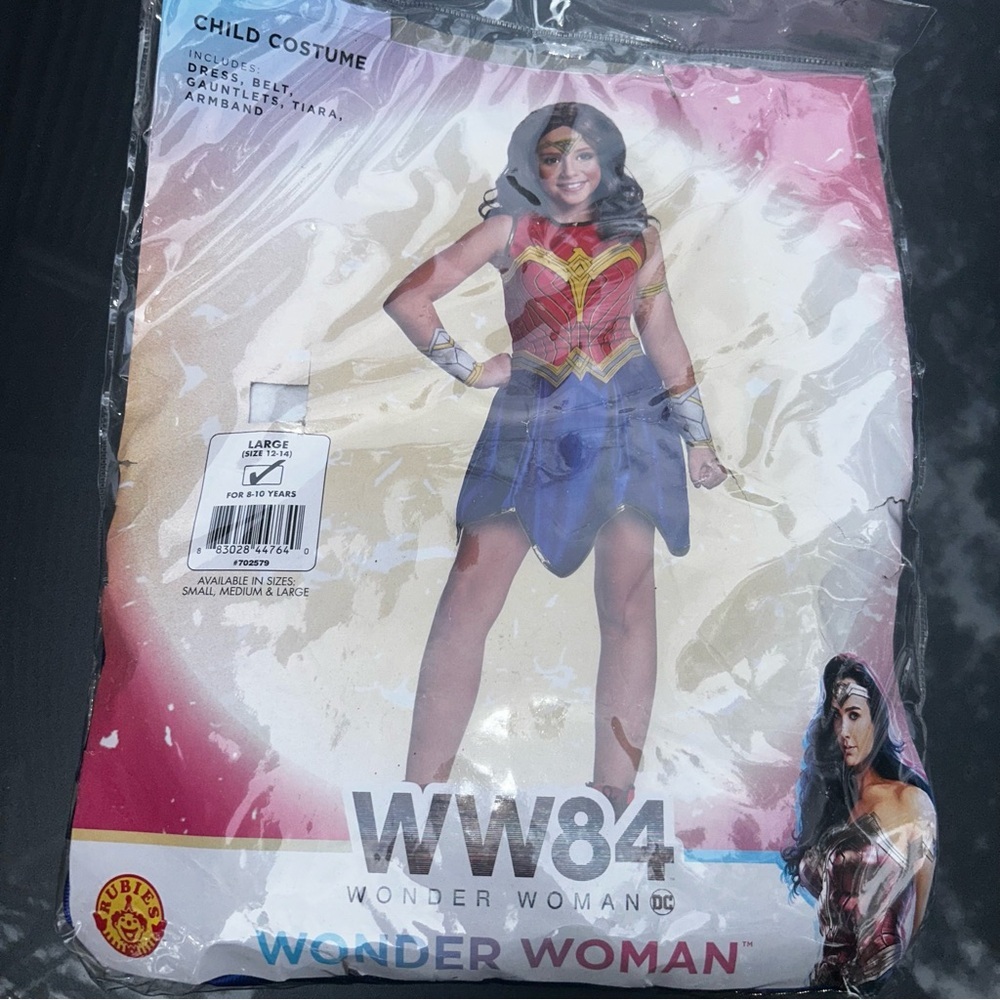 New Dc comics wonder woman girl halloween costume 12/14